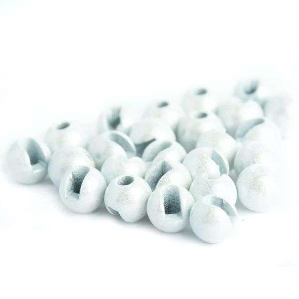 SLOTTED TUNGSTEN BEADS WHITE